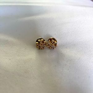 Tory Burch gold logo studs